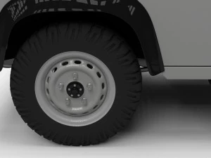full land rover defender 90 pick up 3D Model