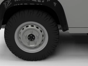 full land rover defender 90 pick up 3D Model