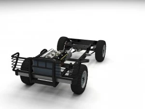 full land rover defender 90 pick up 3D Model
