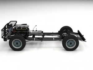 full land rover defender 90 pick up 3D Model