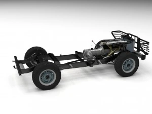 full land rover defender 90 pick up 3D Model