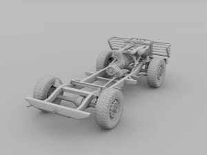 full land rover defender 90 pick up 3D Model