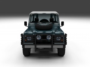 full land rover defender 90 station wagon 3D Модель