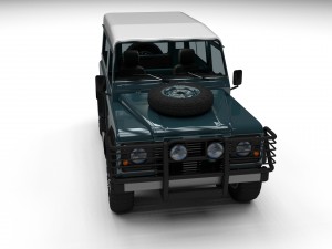 full land rover defender 90 station wagon 3D Модель