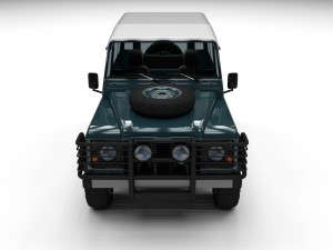 full land rover defender 90 station wagon 3D Модель
