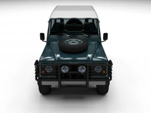 full land rover defender 90 station wagon 3D Model
