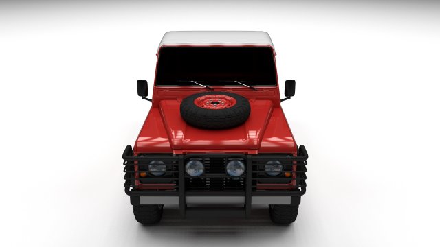 land rover defender 110 pick up 3D Модель .c4d .max .obj .3ds .fbx .stl .blend 