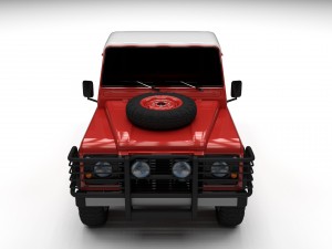 land rover defender 110 pick up 3D मॉडल