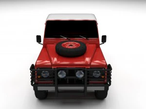 land rover defender 110 пікап 3D Модель