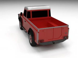 land rover defender 110 pick up 3D Model