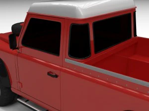 land rover defender 110 pick up 3D Model