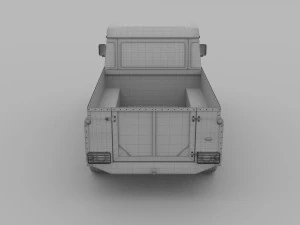 land rover defender 110 pick up 3D Model