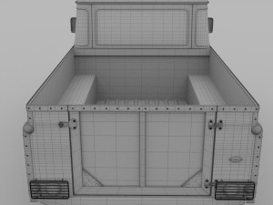land rover defender 110 pick up 3D Модель
