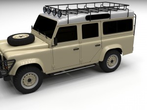 land rover defender 110 station wagon Modèle 3D