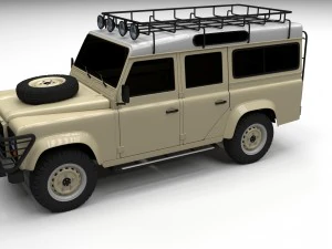 land rover defender 110 station wagon 3D Model