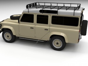 land rover defender 110 station wagon Modèle 3D