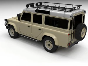 land rover defender 110 station wagon 3D Model