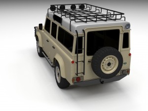 land rover defender 110 station wagon Modèle 3D