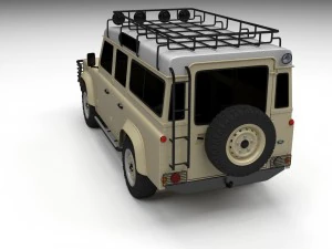 land rover defender 110 station wagon 3D Model