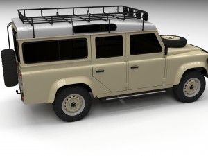 land rover defender 110 station wagon Modèle 3D