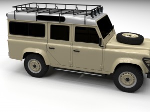 land rover defender 110 station wagon Modèle 3D