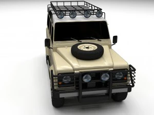land rover defender 110 station wagon 3D Model