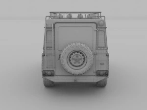 land rover defender 110 station wagon 3D Model