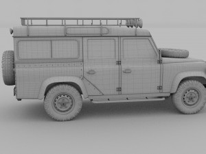 land rover defender 110 station wagon Modèle 3D