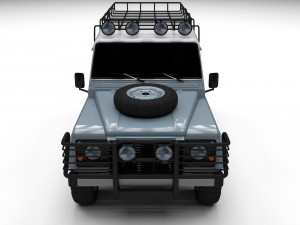 land rover defender 110 utility station wagon Model 3D