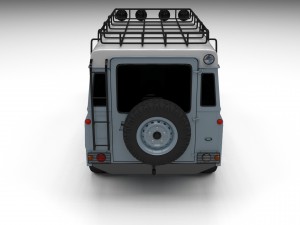 land rover defender 110 utility station wagon Model 3D