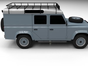 land rover defender 110 utility station wagon Model 3D