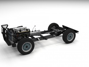 full suv chassis Model 3D