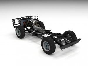 full suv chassis Model 3D