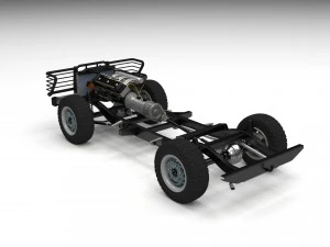 full suv chassis 3D Model