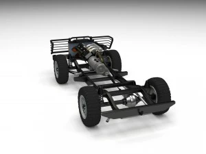 full suv chassis 3D Model