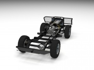 full suv chassis Model 3D