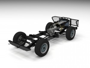 full suv chassis Model 3D