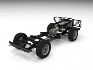 full suv chassis 3D Model