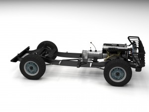 full suv chassis Model 3D
