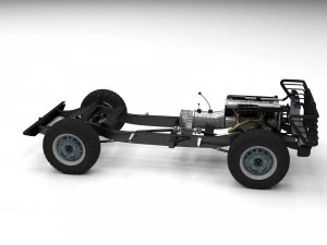full suv chassis 3D Model