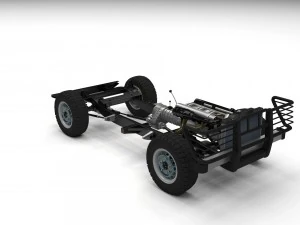 full suv chassis 3D Model