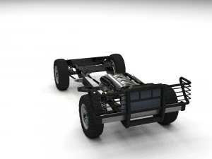 full suv chassis 3D Model