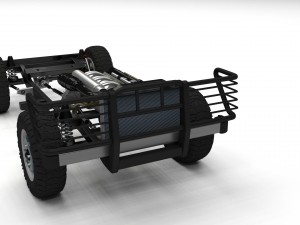 full suv chassis Model 3D