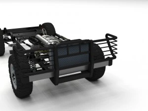 full suv chassis 3D Model