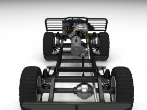 full suv chassis Model 3D