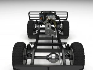 full suv chassis 3D Model