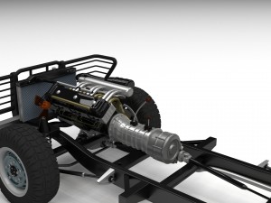 full suv chassis Model 3D