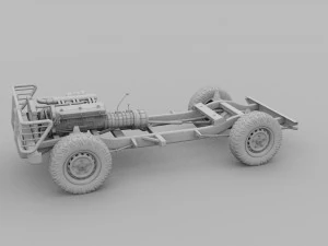 full suv chassis 3D Model