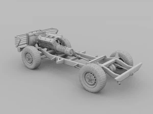 full suv chassis 3D Model