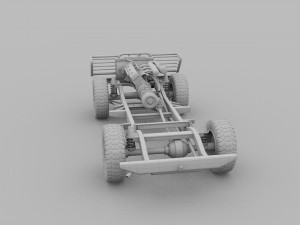 full suv chassis Model 3D